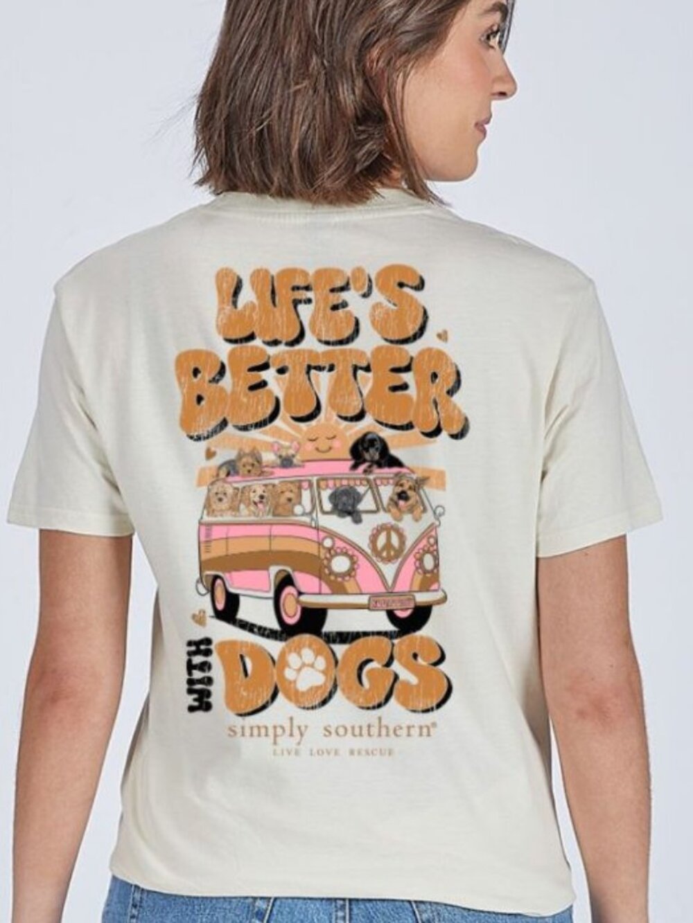 Life is Better with Dogs Shirt by Simply Southern